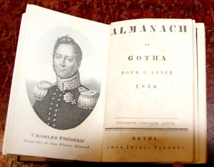 «Готский альманах на 1830 год» появился в фонде редких книг Областной научной библиотеки